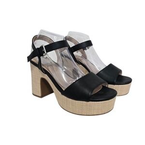 DV Dolce Vita‎ Shoes Womens Size 10 Platform Block Heel Sandals Strappy Buckle